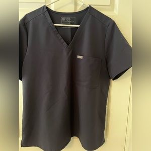 Figs Caterina Quiet Navy Scrub top